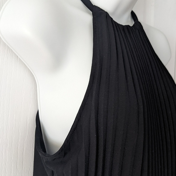Ralph Lauren black pleated halter top size Medium - Picture 6 of 9
